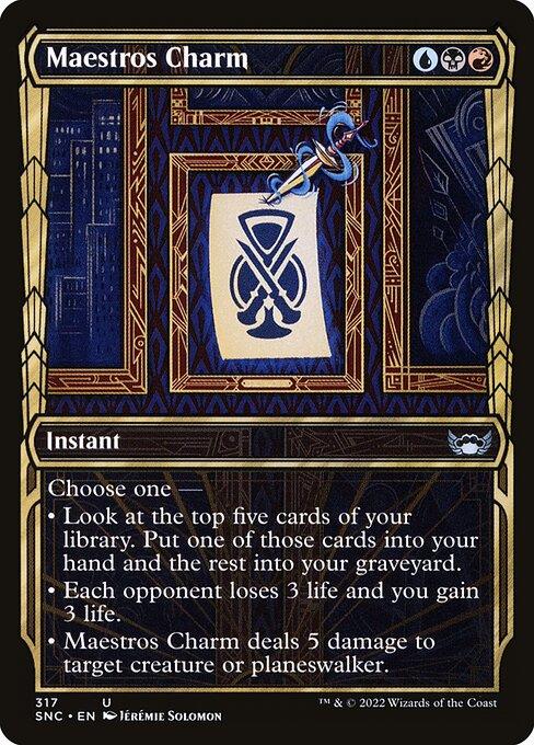 [Foil] SNC 317 Maestros Charm (Showcase) U