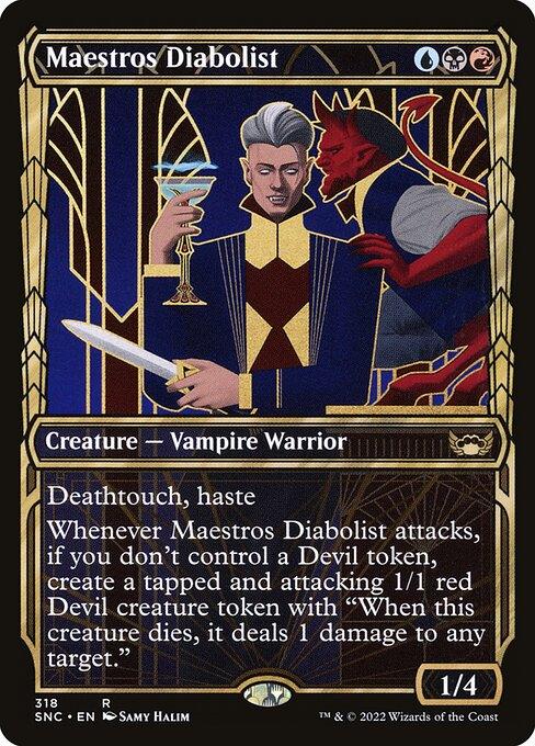 [Foil] SNC 318 Maestros Diabolist (Showcase) R