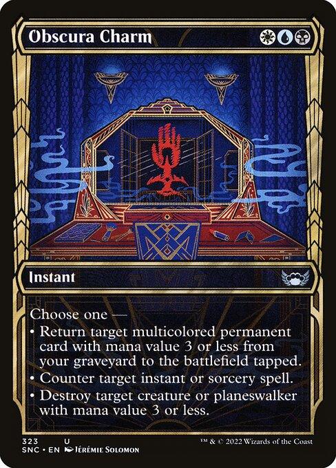 [Foil] SNC 323 Obscura Charm (Showcase) U