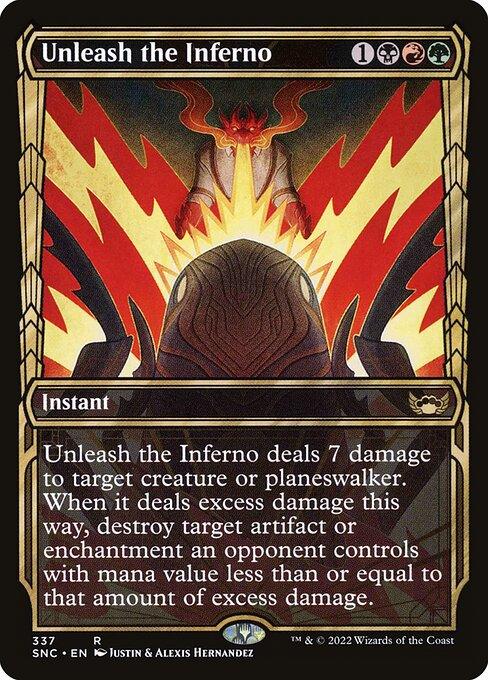 [Foil] SNC 337 Unleash the Inferno (Showcase) R