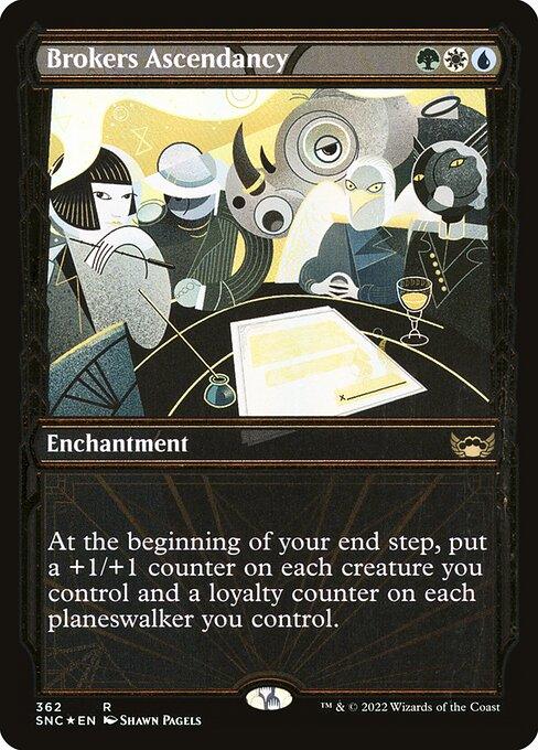[Foil] SNC 362 Brokers Ascendancy (Showcase - Gilded Foil) R
