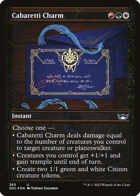 [Foil] SNC 365 Cabaretti Charm (Showcase - Gilded Foil) U
