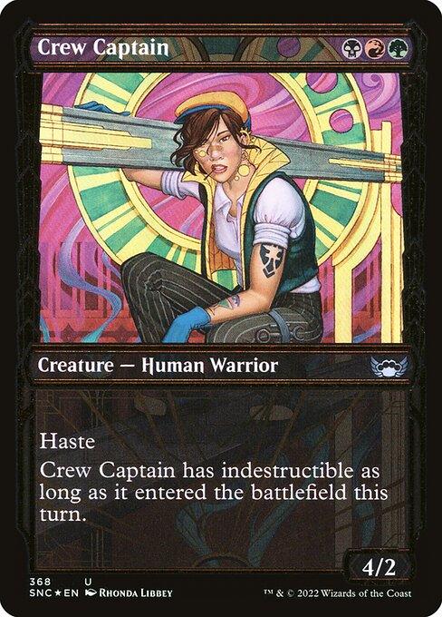 [Foil] SNC 368 Crew Captain (Showcase - Gilded Foil) U