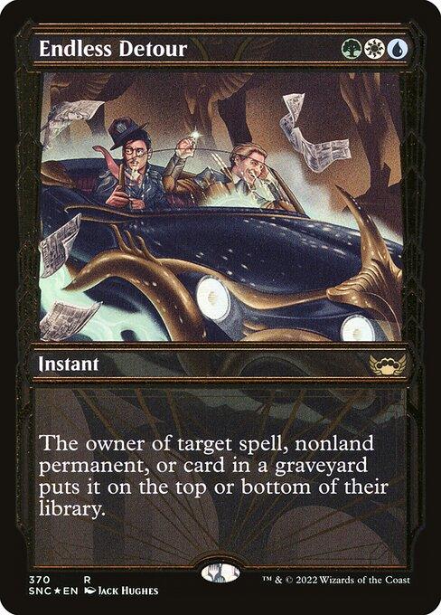 [Foil] SNC 370 Endless Detour (Showcase - Gilded Foil) R