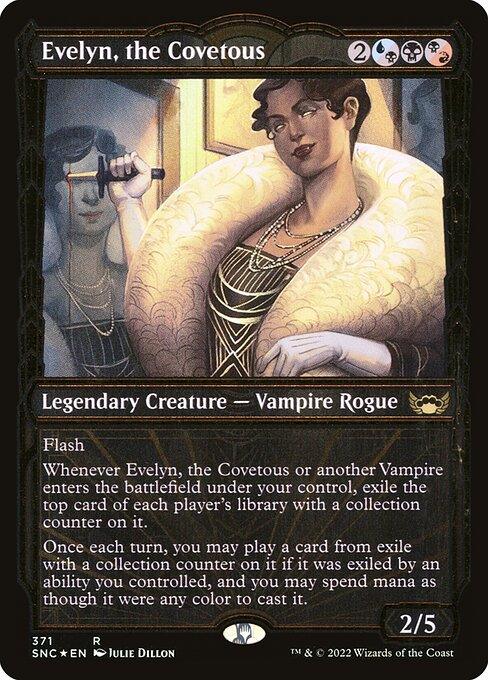 [Foil] SNC 371 Evelyn, the Covetous (Showcase - Gilded Foil) R