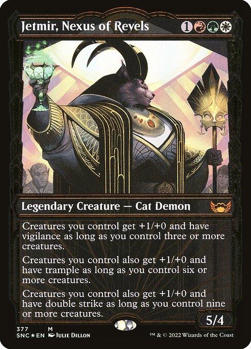 [Foil] SNC 377 Jetmir, Nexus of Revels (Showcase - Gilded Foil) M