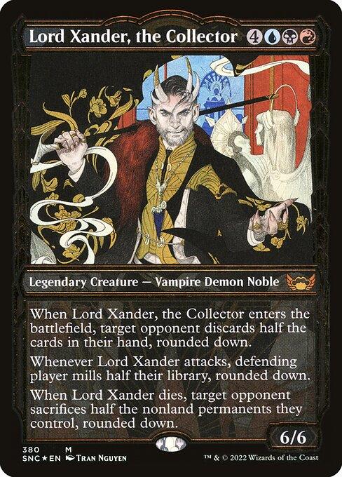 [Foil] SNC 380 Lord Xander, the Collector (Showcase - Gilded Foil) M