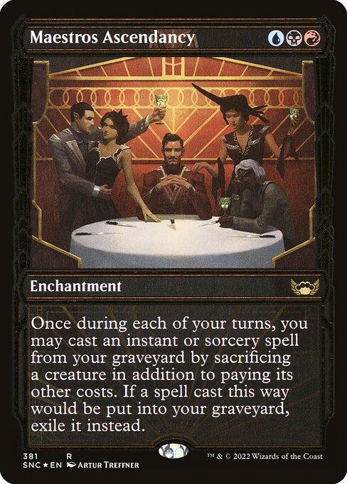 [Foil] SNC 381 Maestros Ascendancy (Showcase - Gilded Foil) R