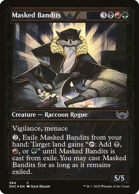 [Foil] SNC 384 Masked Bandits (Showcase - Gilded Foil) C