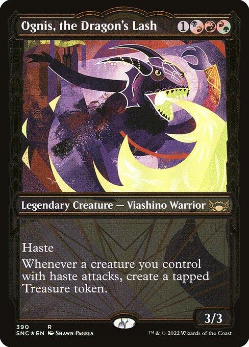 [Foil] SNC 390 Ognis, the Dragon's Lash (Showcase - Gilded Foil) R