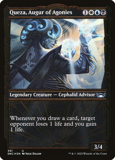 [Foil] SNC 391 Queza, Augur of Agonies (Showcase - Gilded Foil) U