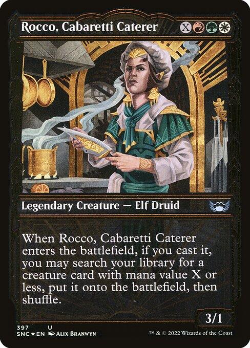 [Foil] SNC 397 Rocco, Cabaretti Caterer (Showcase - Gilded Foil) U