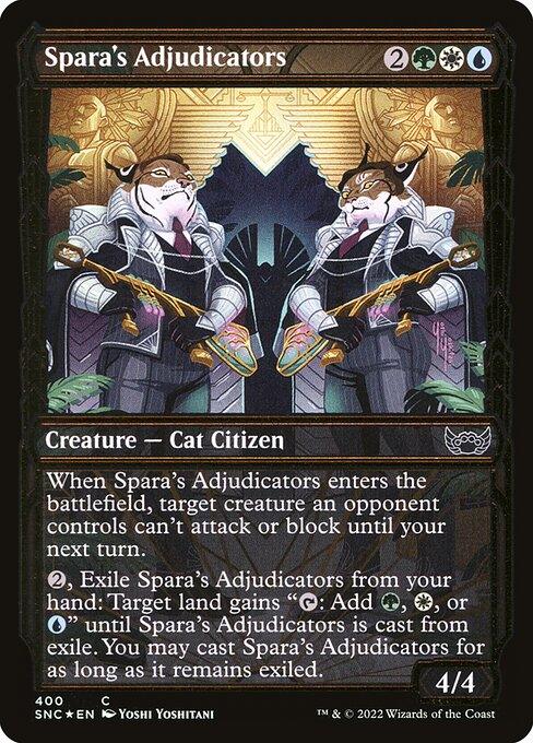 [Foil] SNC 400 Spara's Adjudicators (Showcase - Gilded Foil) C