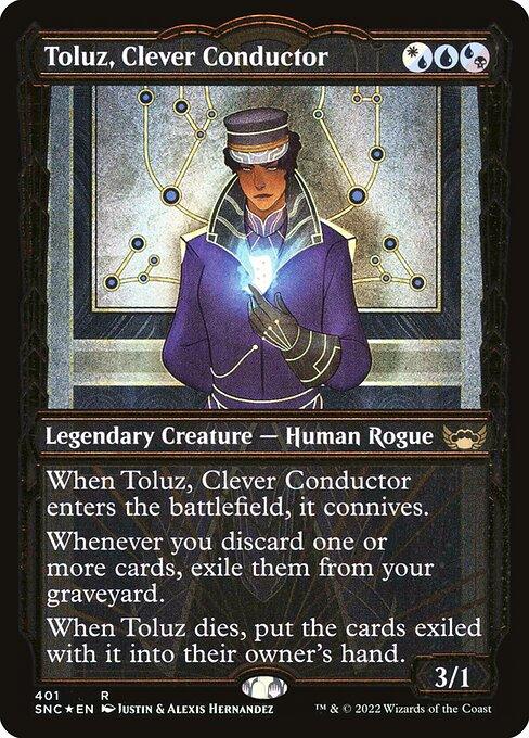 [Foil] SNC 401 Toluz, Clever Conductor (Showcase - Gilded Foil) R