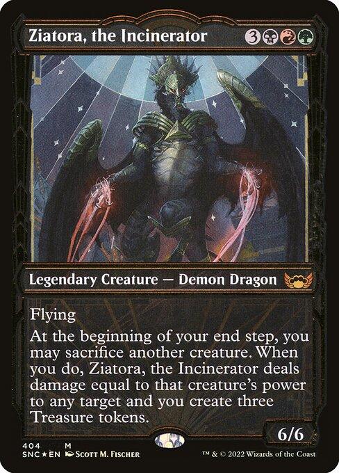 [Foil] SNC 404 Ziatora, the Incinerator (Showcase - Gilded Foil) M