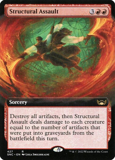 [Foil] SNC 427 Structural Assault (Extended Art) R