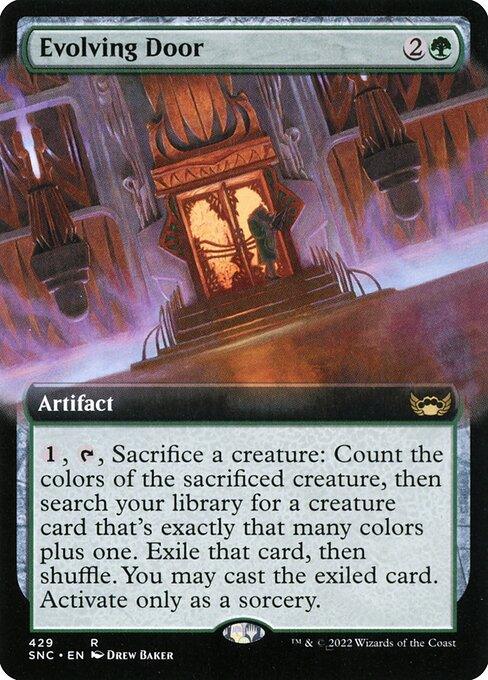 [Foil] SNC 429 Evolving Door (Extended Art) R