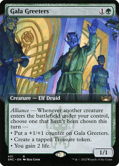 [Foil] SNC 431 Gala Greeters (Extended Art) R