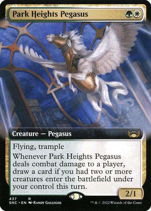 [Foil] SNC 437 Park Heights Pegasus (Extended Art) R