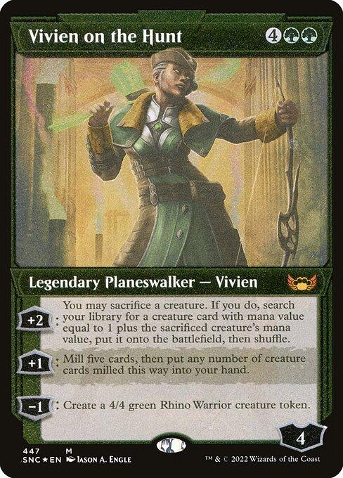 [Foil Etched] SNC 447 Vivien on the Hunt (Showcase - Foil Etched) M