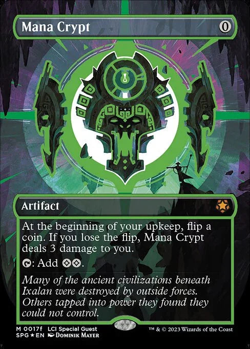 [Foil] SPG 017 Mana Crypt (0017f - Green Neon Ink) M