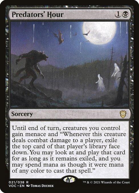 VOC 021 Predators' Hour R