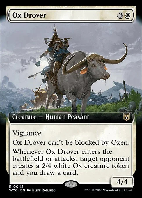 WOC 042 Ox Drover (Extended Art) R