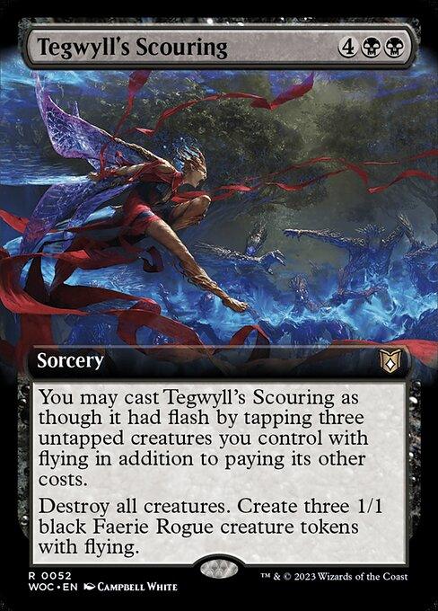 WOC 052 Tegwyll's Scouring (Extended Art) R