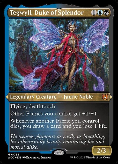 WOC 058 Tegwyll, Duke of Splendor (Display Commander - Not Tournament Legal) M