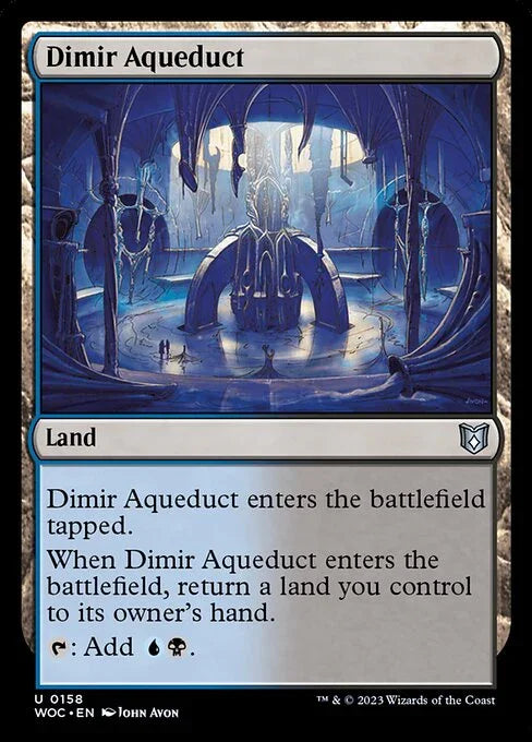 WOC 158 Dimir Aqueduct U
