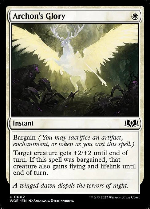 [Foil] WOE 002 Archon's Glory C