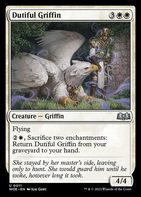 [Foil] WOE 011 Dutiful Griffin U