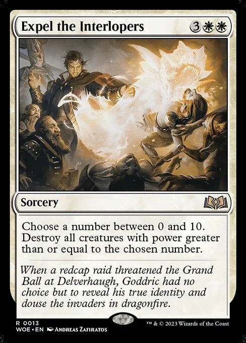 [Foil] WOE 013 Expel the Interlopers R