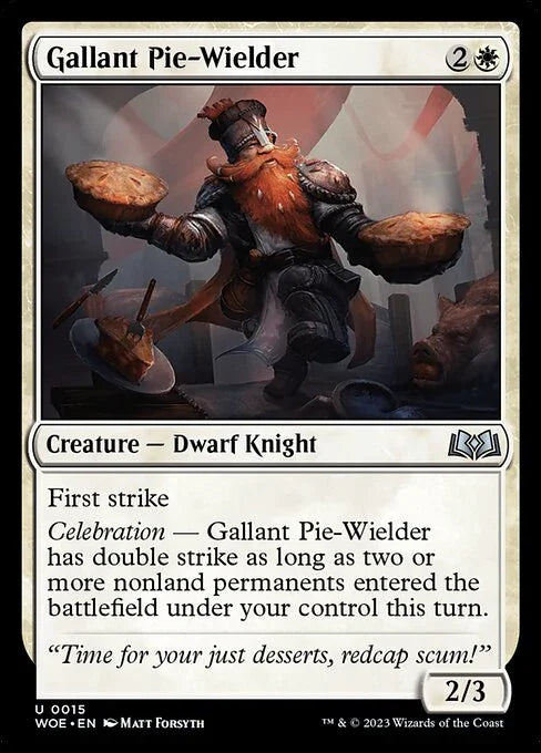 [Foil] WOE 015 Gallant Pie-Wielder U
