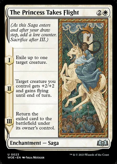[Foil] WOE 023 The Princess Takes Flight U