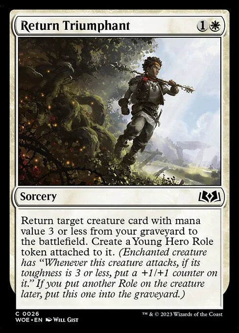 [Foil] WOE 026 Return Triumphant C