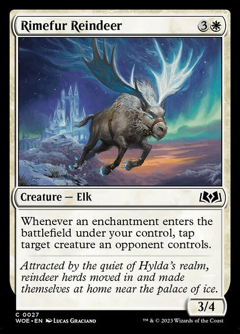[Foil] WOE 027 Rimefur Reindeer C