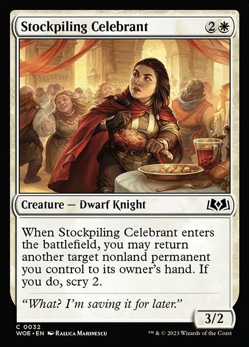 [Foil] WOE 032 Stockpiling Celebrant C