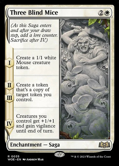 [Foil] WOE 035 Three Blind Mice R