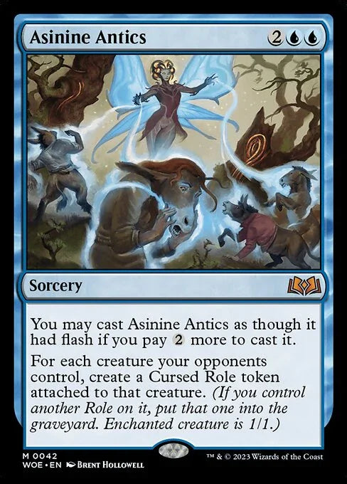[Foil] WOE 042 Asinine Antics M