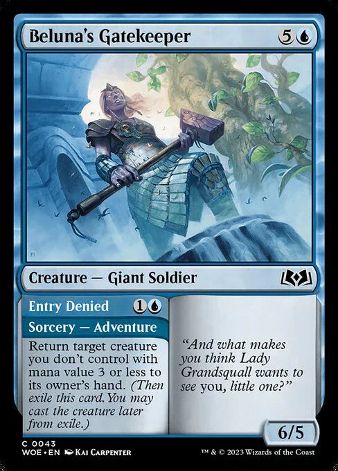 [Foil] WOE 043 Beluna's Gatekeeper C