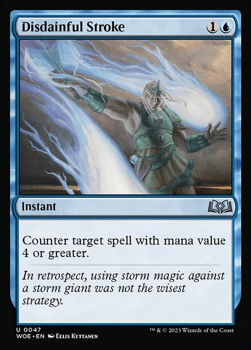 [Foil] WOE 047 Disdainful Stroke U