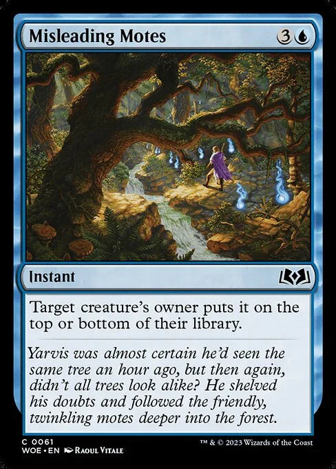[Foil] WOE 061 Misleading Motes C
