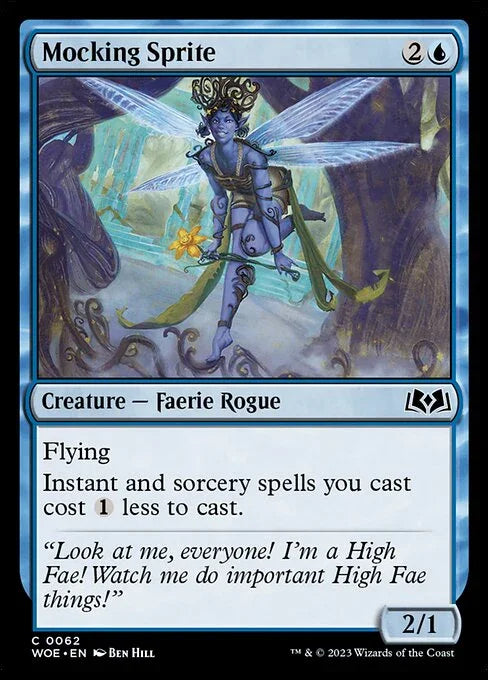 [Foil] WOE 062 Mocking Sprite C