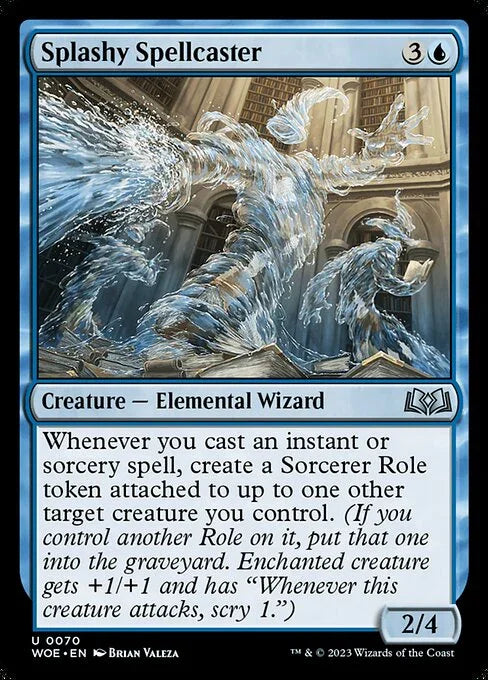 [Foil] WOE 070 Splashy Spellcaster U