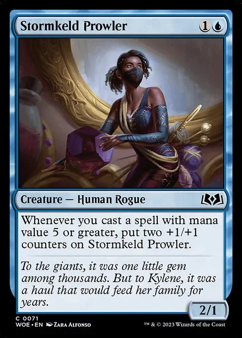 [Foil] WOE 071 Stormkeld Prowler C