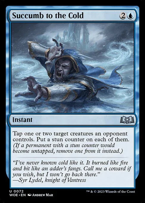 [Foil] WOE 072 Succumb to the Cold U