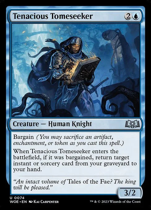 [Foil] WOE 074 Tenacious Tomeseeker U