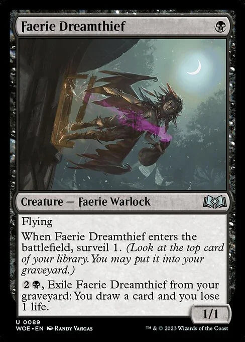[Foil] WOE 089 Faerie Dreamthief U