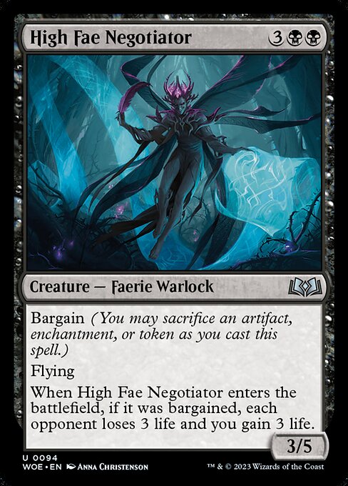 WOE 094 High Fae Negotiator U